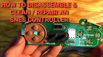 How to Disassemble & Clean / Repair an SNES Controller - Full Tutorial
