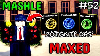 I Beat The Ss Mashle & Maxed All 3 Progression In Anime Eternal Roblox Day 52