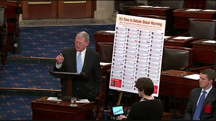 Inhofe speaks on why climate change is a hoax, as defined by Whitehouse Amendment #29