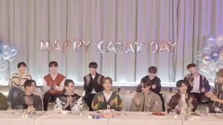 Seventeen singing Happy Birthday 🥳 🎂 for Carats