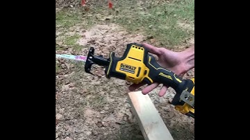 One handed reciprocating saw!