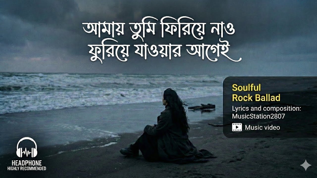 আমায় তুমি ফিরিয়ে নাও ।Amay Tumi Firiye Nao - Bangla Sad  Song | Power Ballad 2026 । Music video 