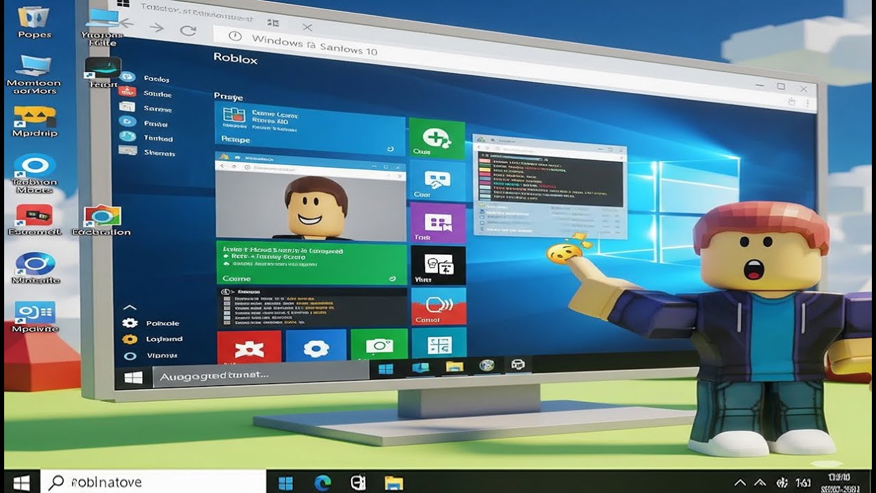 SANK GER EK WINDOWS ROBLOX WINDOWS 10 S M LASYONU YouTube 