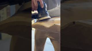 Creating a Stunning Wooden Art Piece with Precision and Color