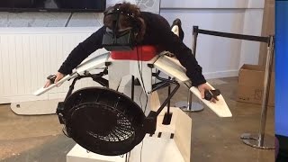Tomorrow Daily - Birdly uses VR, a fan and your flapping arms to simulate flight, Ep. 151