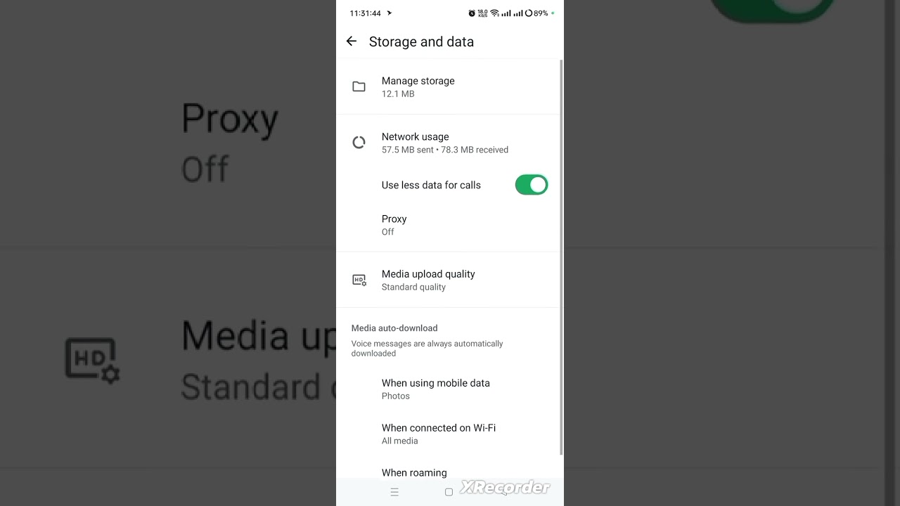 WhatsApp tricks. Use less data to get more clear sound. 
