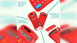 Review: 30 Pack Pocket Calculator Small Battery Powered Bulk Mini Size 4 Function Hand Held Ba...