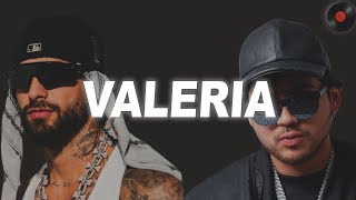 Fuerza Regida, Maluma, Gordo - VALERIA (Letra)