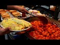 남대문 시장 계란말이 김밥,떡볶이,핫바 / Egg roll kimbap, tteokbokki, fish cake,Namdaemun Market / korean street food