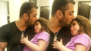 CUTE Little Fan Suzi Hugging & Kissing Salman Khan