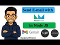 How to Send Email with Nodemailer Using Node.js | Gmail App Password Method | Backend Mini Project