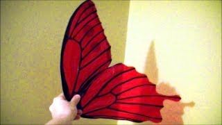 Make $10 cellophane fairy wings: No wire, safe for kids, patterns included.