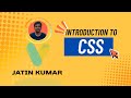 Introduction to CSS