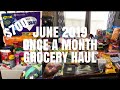 🍌🍎MASSIVE ONCE A MONTH SAM'S CLUB GROCERY HAUL | JUNE 2019