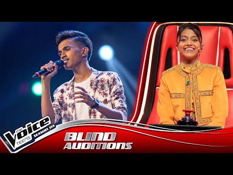 Thushan Smarawickrama | Barbaad | Blind Auditions | The Voice Teens Sri Lanka S3 #trending #goviral 