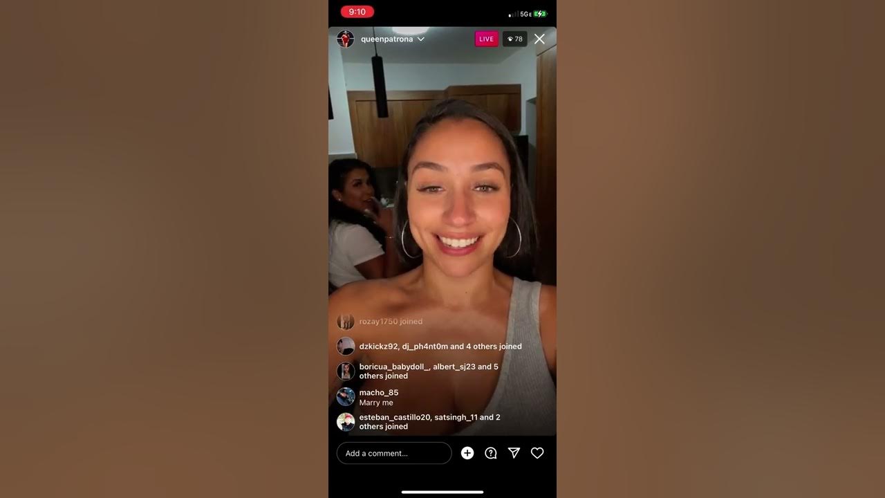 Queen patrona ig live YouTube