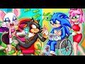 Poor Sonic Family Life vs Rich Shadow - Very Sad Story But Happy Ending | F8 Animation Compilation