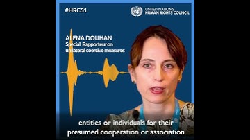 HRC51 | Expert decries the negative impact of sanctions on the human rights of affected populations