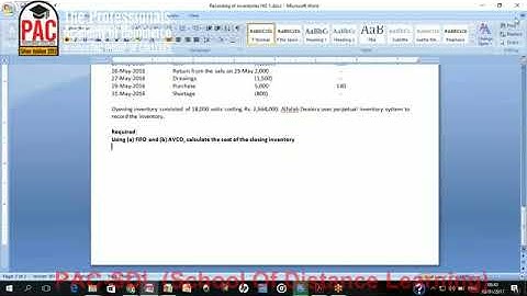 Lecture 61 | CAF 1 | Introduction to  and Finance | ITA | ICAP