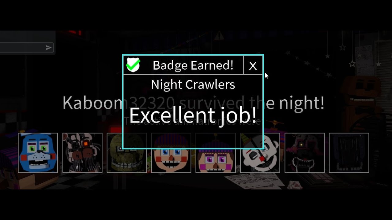 Fnaf Roblox Ultimate Random Night: Night Crawlers