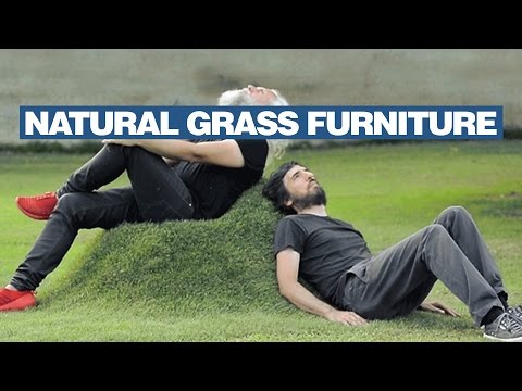 Video: How To Make A Grass Sofa In Your Area