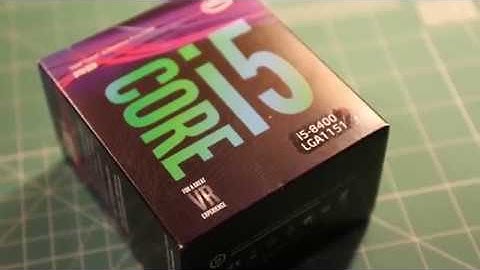 DIY Intel Core i5-8400 2.8GHz PC in 3:30 minutes!