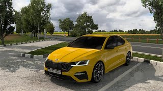 Skoda Octavia RS 2022 | Baltic countries | Travelling in Europe [ETS 2 V1.49]