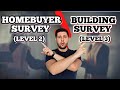 HomeBuyer Survey Vs Building Survey - What are the differences between these two RICS Home Surveys?