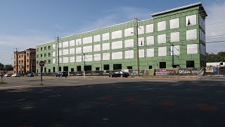 Construction in the 3900-4000 blocks of West Broad Street