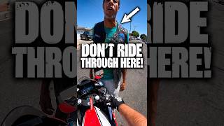 West Coast Biker Checks Sport Bike Rider in His Hood 😳