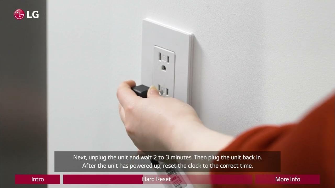 [LG Microwave] How To Reset Your LG Microwave Oven YouTube