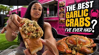 The BEST Garlic Crabs in Miami Are Served From This Food Truck! 🦀🧄