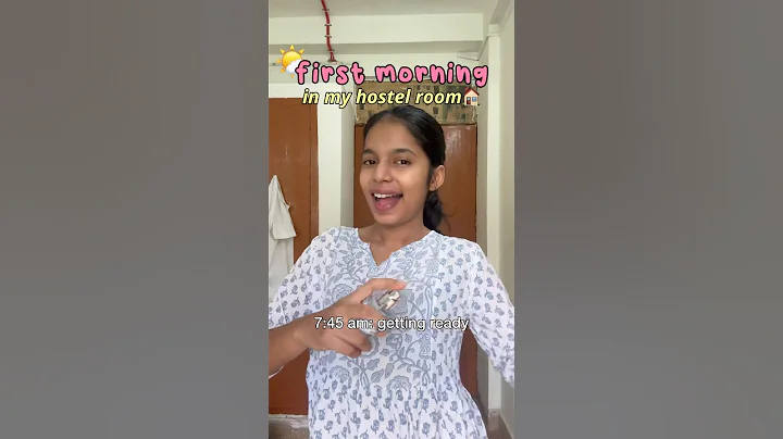 first day in *hostel* 😮‍💨😍🏠| ft. MBBS intern | #morningroutine #medico