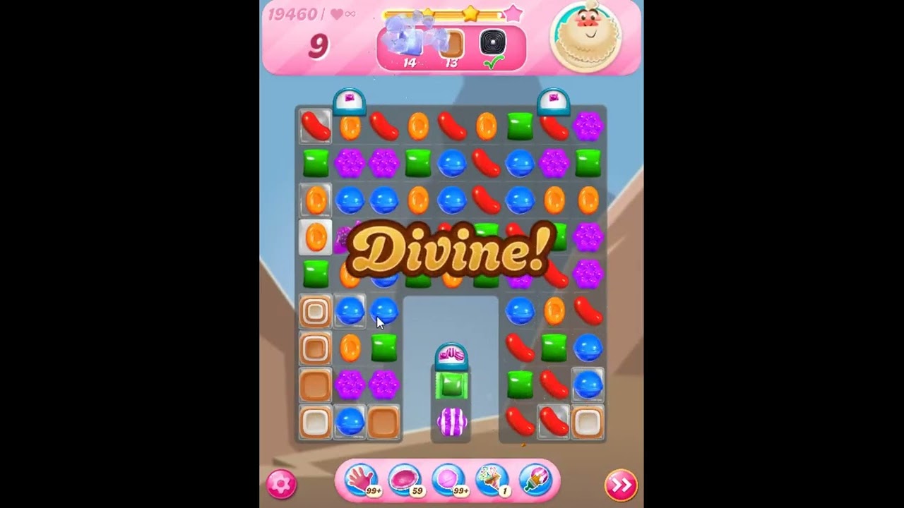 Candy Crush Saga Level 19460 - NO BOOSTERS | SKILLGAMING ✅