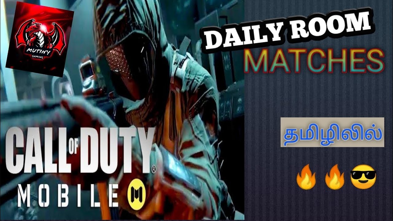 🔴cod mobile daily live room matches in tamil