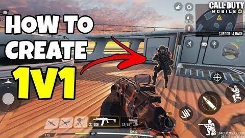 How to play 1v1 in COD Mobile | Call of Duty mobile how to 1v1 (Multiplayer & Battle Royale)