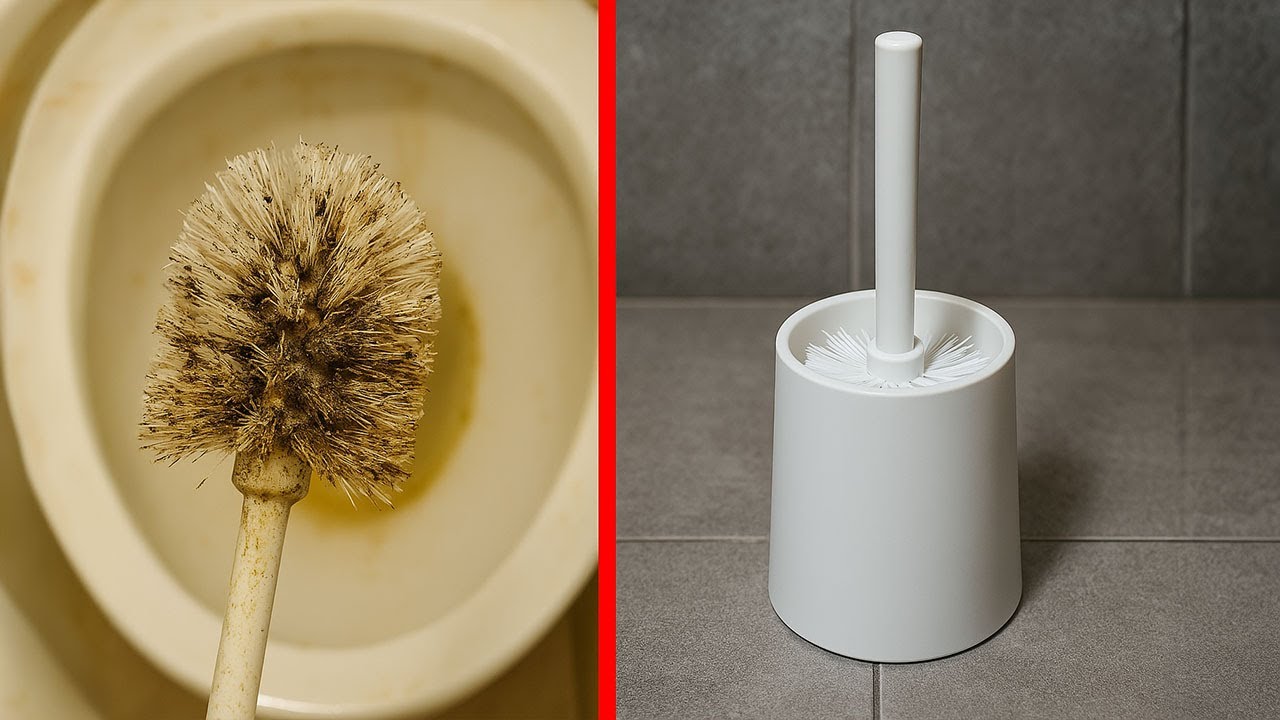 🧼 Toilet brush dirty and smelly? Here’s how to clean and store it properly!