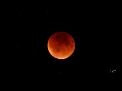 September 27, 2015 Super Blood Moon Lunar Eclipse