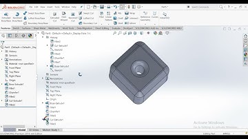 Solidworks Tutorial 23, Using Features Fillets and Chamfers