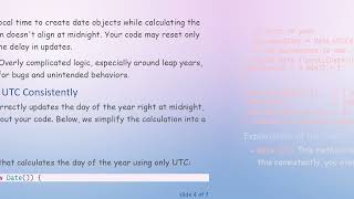 Fixing Day of the Year Calculation Issues in JavaScript