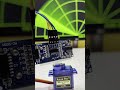 Radar using UltraSonic sensor , Servo motor at 5X zoom #shorts #arduino