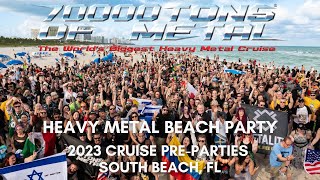 70000 TONS OF METAL 2023 Cruise pre-parties in South Beach, Florida