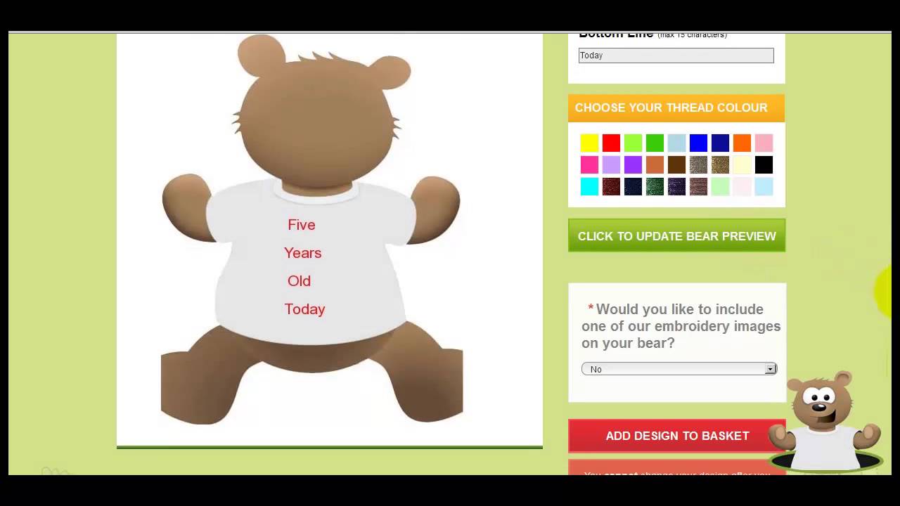 design your own teddy bear