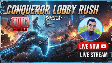 PUBG Mobile Live 🔴 CONQUEROR Lobby Rush  Gameplay II DPxLEGION