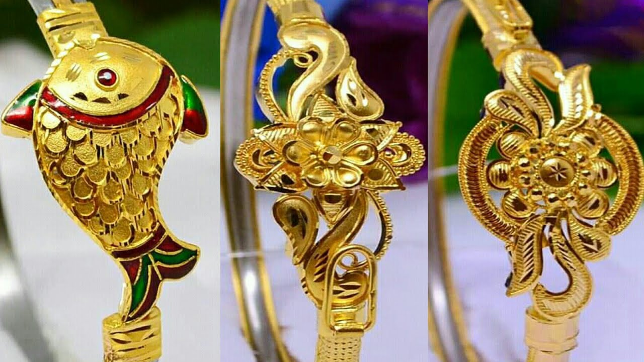 latest gold dangles design / gold noa design