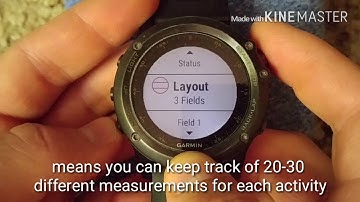Garmin Fenix 3 : Data Fields
