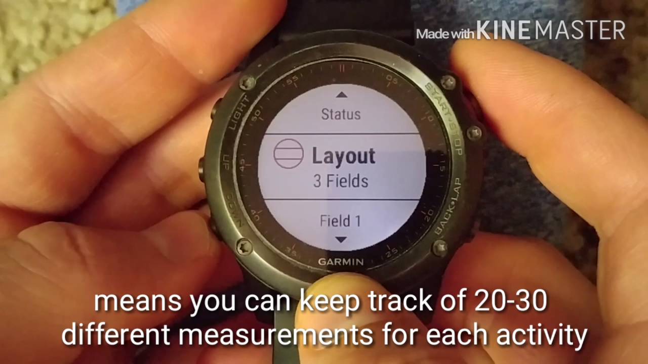 Fenix 3 Data Fields - YouTube