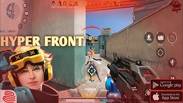 Hyper front mobile Battle gameplay | pro squad (Victory) in classic mode map | NP1 android, iOS