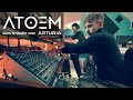 Le groupe lectro atoem en studio avec arturia vido de la boite noire