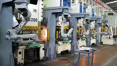 Simpac Multi Axlex Robotic Transfer Tandem Press Line